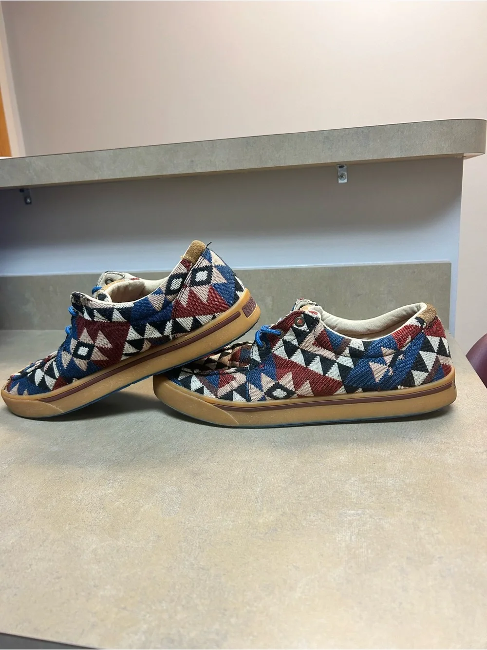 Twisted X Hooey Loper Multicolor MHYC006 Canvas Lace-Up Sneakers Mens Size 10.5M